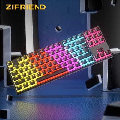 China ZF RGB Pudding Key Top Wireless Keyboard Mechanic, Anti-ghosting Computer Magic Gaming Keyboard Mechanical PCB PCB for sale