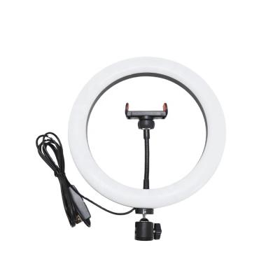 China Wholesale 10 Inch 26cm LED PORTABLE Ring Light with Phone Holder for Live Broadcasting for sale