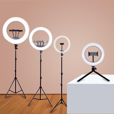 China Wholesale Custom PORTABLE Video Light Led 6 8 10 12 13 14 16 18 Inch Ring Lights Professional Live Stream With Tripod Stand Ring Light for sale