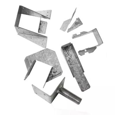 China Wholesale wood bracket galvanized steel wood connectors constructions accessories joist hanger for sale