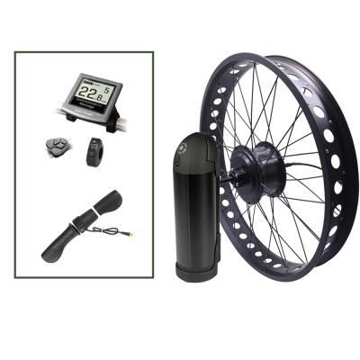 China 104C2 750W fat tire geared ebike conversion kit electric bicycle part fat tire for snow bike ebike kit 16