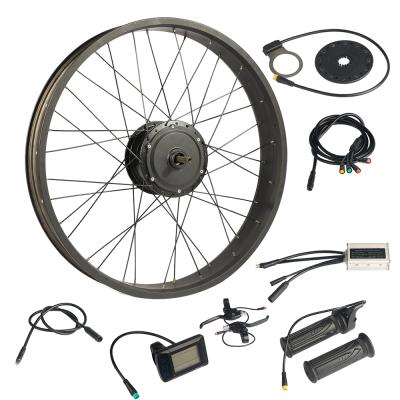 China 104C2 26 inch 750W fat tire motor for ebike ebike conversion kit with cable 16