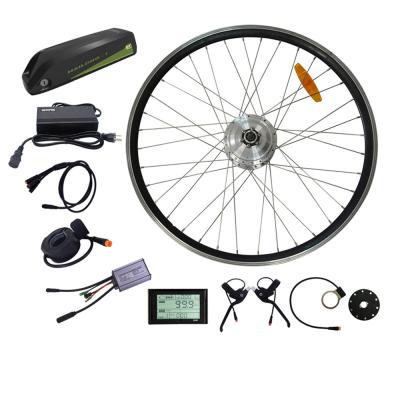 China High quality fit mid motor 26 inch electric bike front wheel conversion kit for city ebike CZJB 250W kit for sale