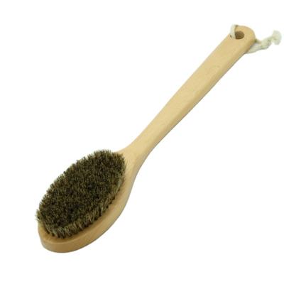 China Natural Body Size Quality Hog Bristle Bath Brushes for sale