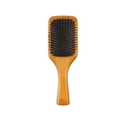 China Waterproof Professional Hair Brush Manufacturer Magic Bamboo Wooden Hair Brush for sale