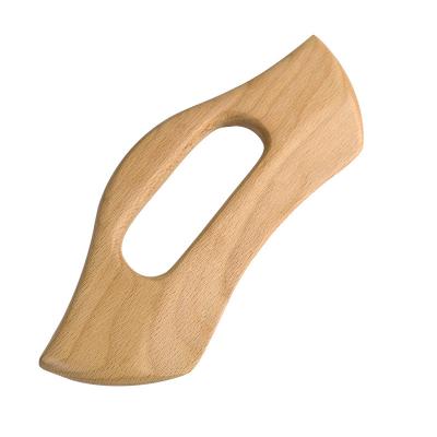 China Facial Tool Jade Gua Sha Board Genuine Wooden Body Gua Sha Massager for Spa Treatment Facial Massage and Back Massage for sale