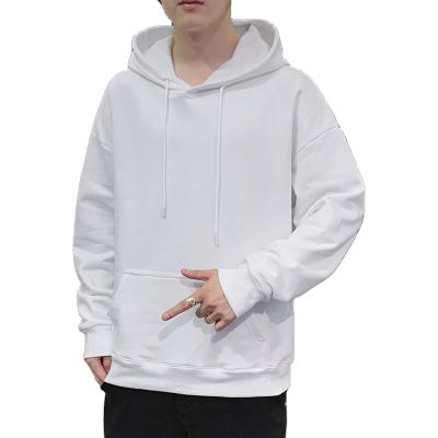 China Manufacturer Wholesale Anti-shrink sports single color hoodie men 340g cotton 340g oversized hoodie for sale