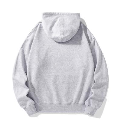 China 380g high quality blank anti-shrink hoodies wholesale mens oversized logo hoodies custom wool fabric hoodies for sale