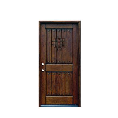 China Antique Design Wooden Swing Villa / Apartment / Solid Wood Door Factory Price for sale