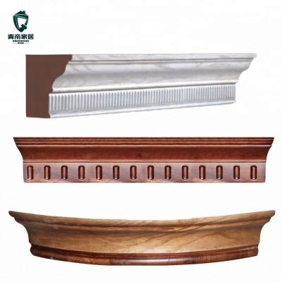 China Good Quality Decorative Solid Wood Cabinet Overline Carved Solid Wood Frame for sale