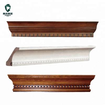 China Chinese Cabinet Solid Wood Decorative Hand Carved Wood Frame Molding for sale