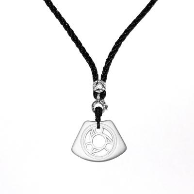 China High Quallity Charm unique Design Pendant Silver Jewellery  Elegant Silver Scraping Board  Necklace for sale