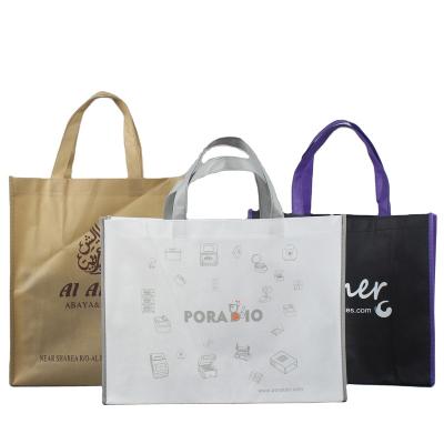 China Reusable Non Woven Shopping Bag With Pink Tote Style Surface Pcs Customized Logo Fabric Blue White Silk Cheap Custom Printed Recyclable for sale