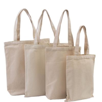 China Wholesale Tote Bag Reusable Cotton Canvas Tote Bag Recyclable Simple Shopping Bag Custom Printed Logo Recycle Organic 100% Wholesale for sale