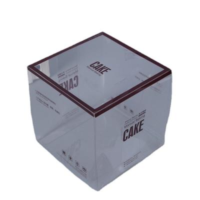 China Wholesale Recycled Materials Food Grade Pet Cake Box for sale