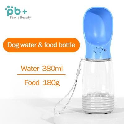 China Sustainable Portable Plastic Dog Pet Water Food Drink Bottle Care Cup Makers for sale