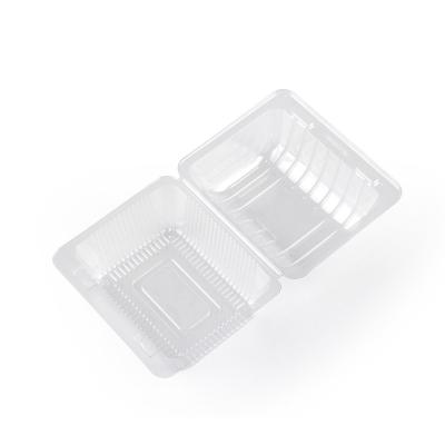 China Wholesale Disposable Plastic Food Containers Plastic Storage Containers For Food Cake Bakery Food Disposable Plastic Box for sale