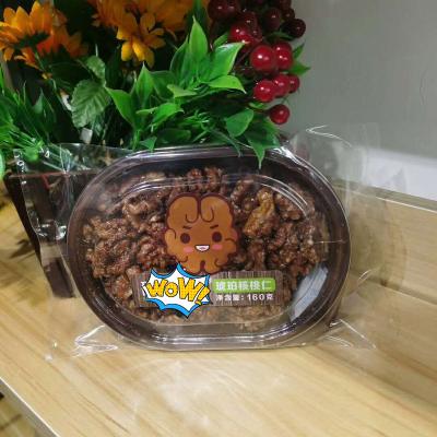 China OEM disposable disposable rectangle transparent food box thermoforming plastic box packaging for snack/dessert/fruit for sale