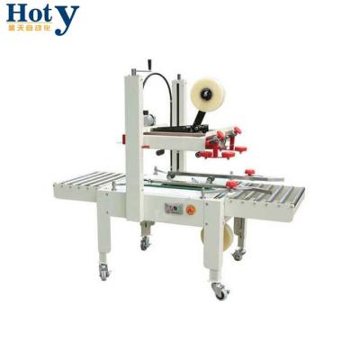 China machinery & High Quality Customized Material Efficiency Speed ​​Adjust Semi Automatic Corrugated Carton Sealing Machine for sale