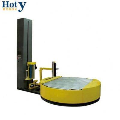 China GARMENT Good Quality M Type Turntable Stretch Wrapping Wrapping Machine for sale