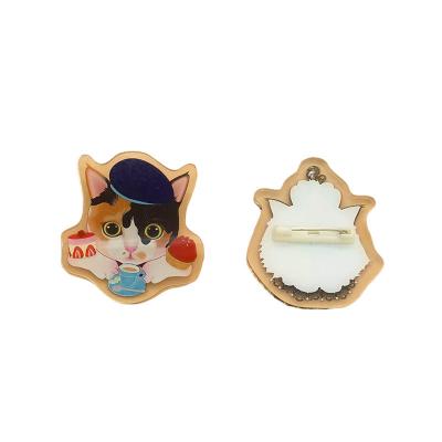 China Customized artificial brooch cartoon character star acrylic emblem for Japanese and Korean fashion trend campus companies for sale