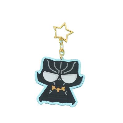 China Customization Cute Acrylic Cartoon Key Chain Cartoon Couples Pendant Keychain Personalized Key Chain Animation Pendant Customization for sale