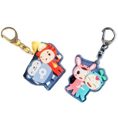 China Wholesale Fashion Cute Creative Cartoon DIY Acrylic Key Chain Pendant Device for sale