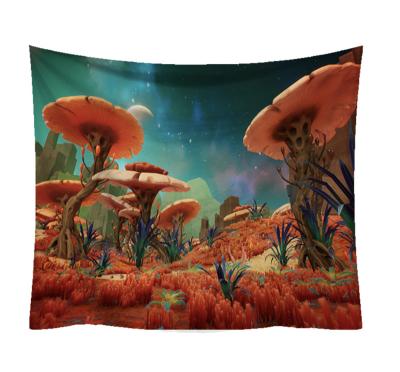 China Trippy Psychedelic Wall Hanging Psychedelic Home Use Beauty Equipment Tapestry Throw for sale