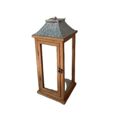 China Garden Home Decoration Decoration Glass Lantern for sale