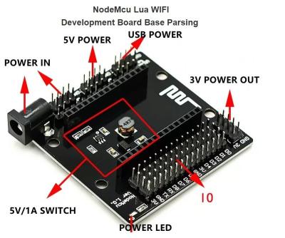 China Nodemcu Standard Baseboard + Serial NodeMcu V3 Lua WIFI Development Board ESP8266 wifi module for sale