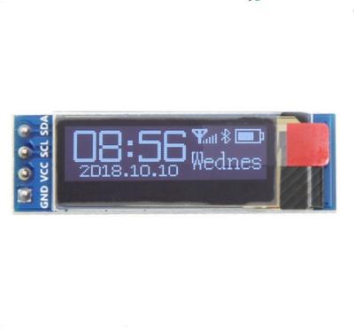 China 0.91 Inch OLED Display Module 12832 Serial Port Screen IIC Interface Supports AR 0.91 for sale