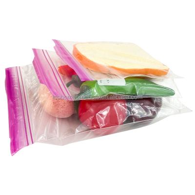 China Moisture Proof Plastic Packaging For Snacks Zipper Zipper Lock Package Bags Clothing Bags Custom Pe Packaging Snacks Zip Lock Bag for sale