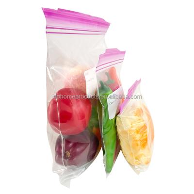 China Moisture Proof Frosted Eco Friendly Plastic Zipper Apparel CPE Packaging Bags Plastic Zipper Resealable Bag for sale