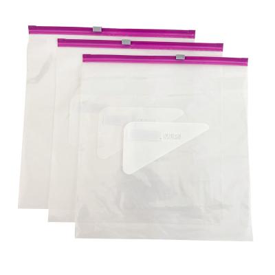 China Food Grade Freezer Food Moisture Proof Transparent Bags For Food Quarter Packing Bag Sandwich Slider Wrapping Bag for sale