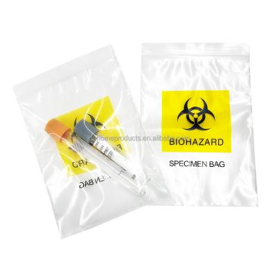 China Disposable Autoclave PP Yellow Red PE ISO Bag Medical Waste Biohazard Bags Use For Hospital Plastic Medical Bag for sale