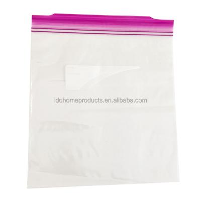 China Moisture Proof Resealable Bags For Clothing Custom Logo Zipper PE Bag Packing Food Snacks Zipper Bag for sale