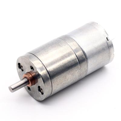 China Metal Gear Low Speed Small Motor JGA25-310 6/12v 25mm 16-1648 Rpm High Quality Brushed Motor for sale