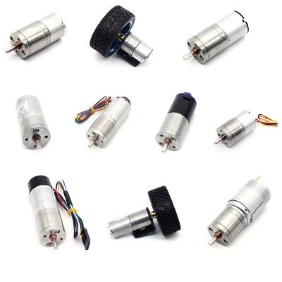 China ASLONG 25mm Reduction Motor Fixing Bracket Coupling Set Intelligent Car Tire Coupling DC Reduction Motor for sale