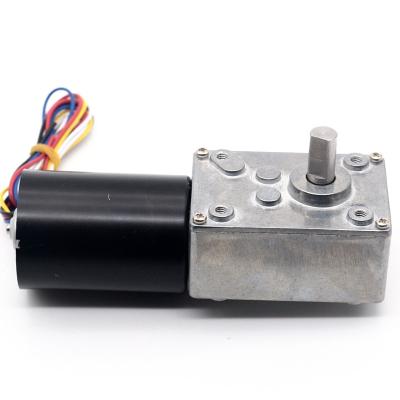 China Mikro-Bürstenloser Gleichspannungs-Rechtwinkelmotor A58-3650 Wurmgetriebe-Motor DC 24V 24v Dc Wurmgetriebe-Motor zu verkaufen