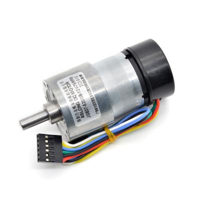 China Hall Encoder Gleichspannungsmotor mit Hinterdeckel JGB37-520GB Dc Getriebemotor 12v mit Encoder Mini Dc Motor mit Encoder zu verkaufen