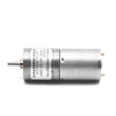 China 25mm Gear Motor DC 12V For Robots JGA25-370 Micro Dc Gear Motor 6v Dc Gear Motor for sale