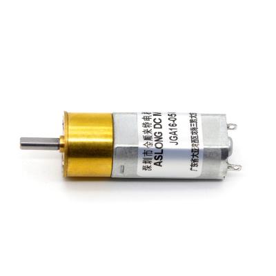 China 050 Dc Motor Dc Miniature Gear Motor Low Speed Small Motor JGA16-050 12V42RPM 188:1 Small Gearbox For Dc Motor for sale