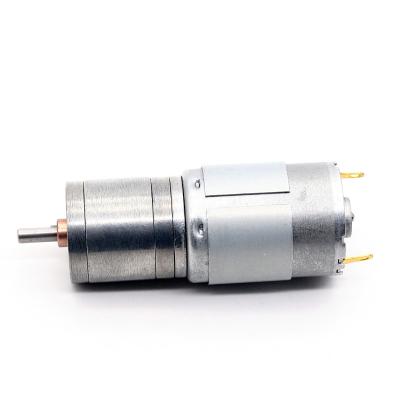 China JGA25-385 Carbon Brush Micro DC Gear Motors 25mm 24V For Robotics for sale