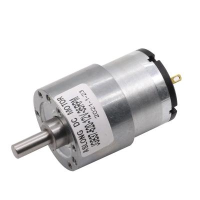 China 37mm 12V 7RPM Small DC Gear Motors High Torque Electric Motors for sale