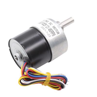 China JGB37 3525 DC Brushless Gear Motor 24V Large Torque Motor Positive Negative for sale