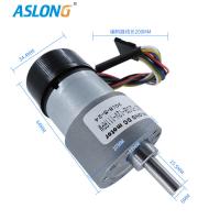 China Aslong Jgb37 520gb elektrischer DC-Gang-Motor Hall Encoder 1600RPM zu verkaufen