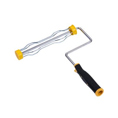 China Walls American Style Handle Paint Roller Brush Rubber Sight Paint Roller Frame for sale