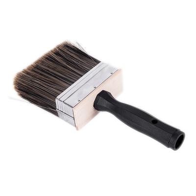 China Factory Sale Paint On The Wall Hog Hair Ceiling Brush With Plastic Handle for sale