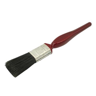 China Paint Brush 1 Inch Handle Bristle Custom Red Paint Brush for sale