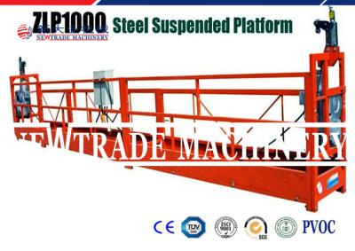 China ZLP1000 Steel Electric Temporary Suspended Platform For Building Construction Tools for sale